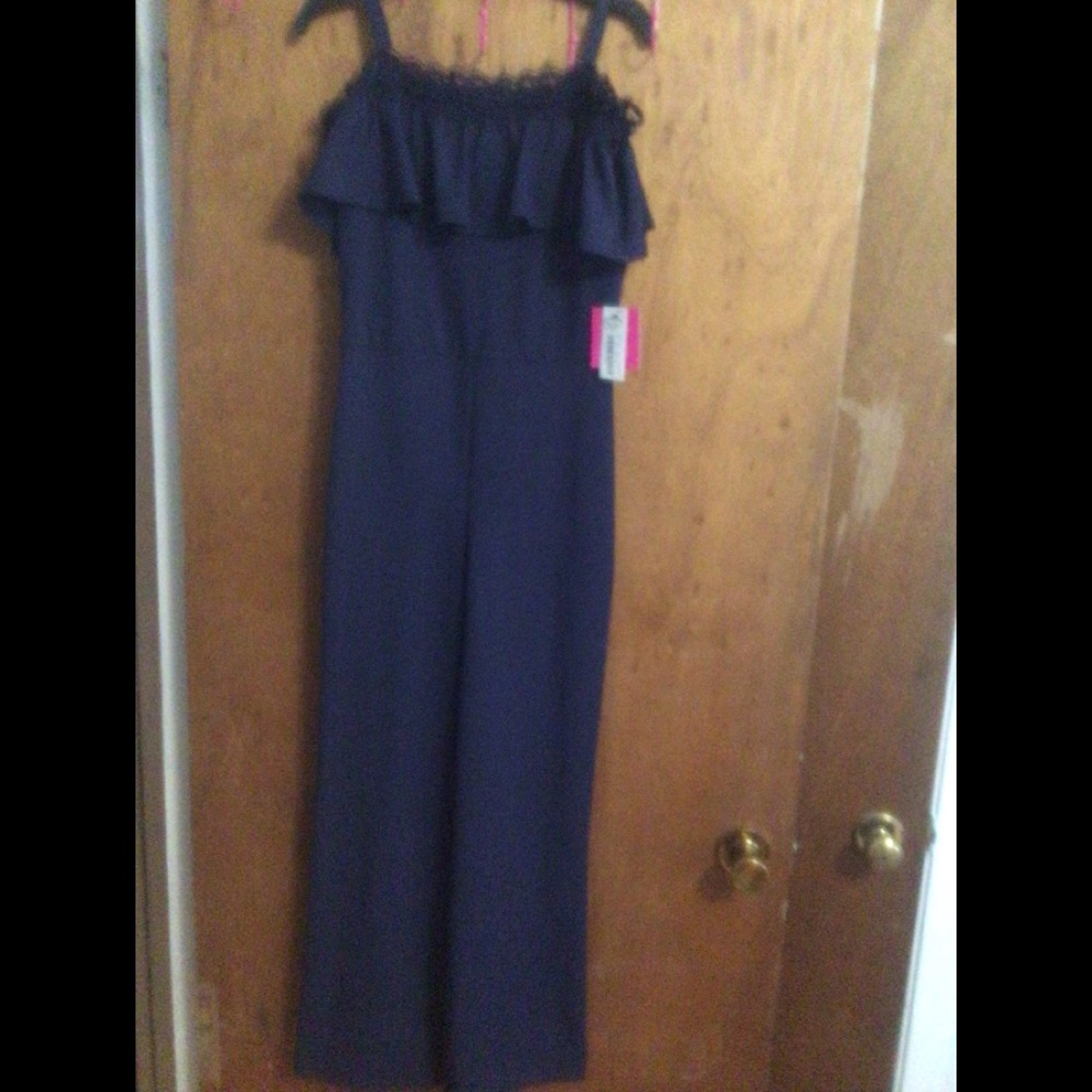 Navy pant jumpsuit